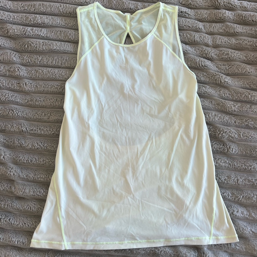 Lululemon Yellow Long Line Tank- M